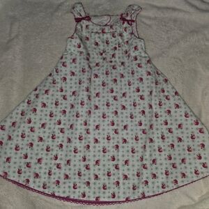 Gymboree Candy Apple 4T Girls Open Back Dress